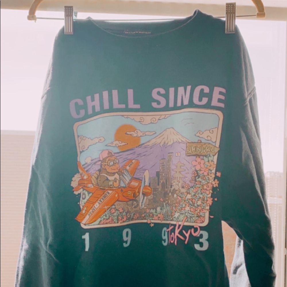 brandy melville chill since 1993 sweatshirt ✨